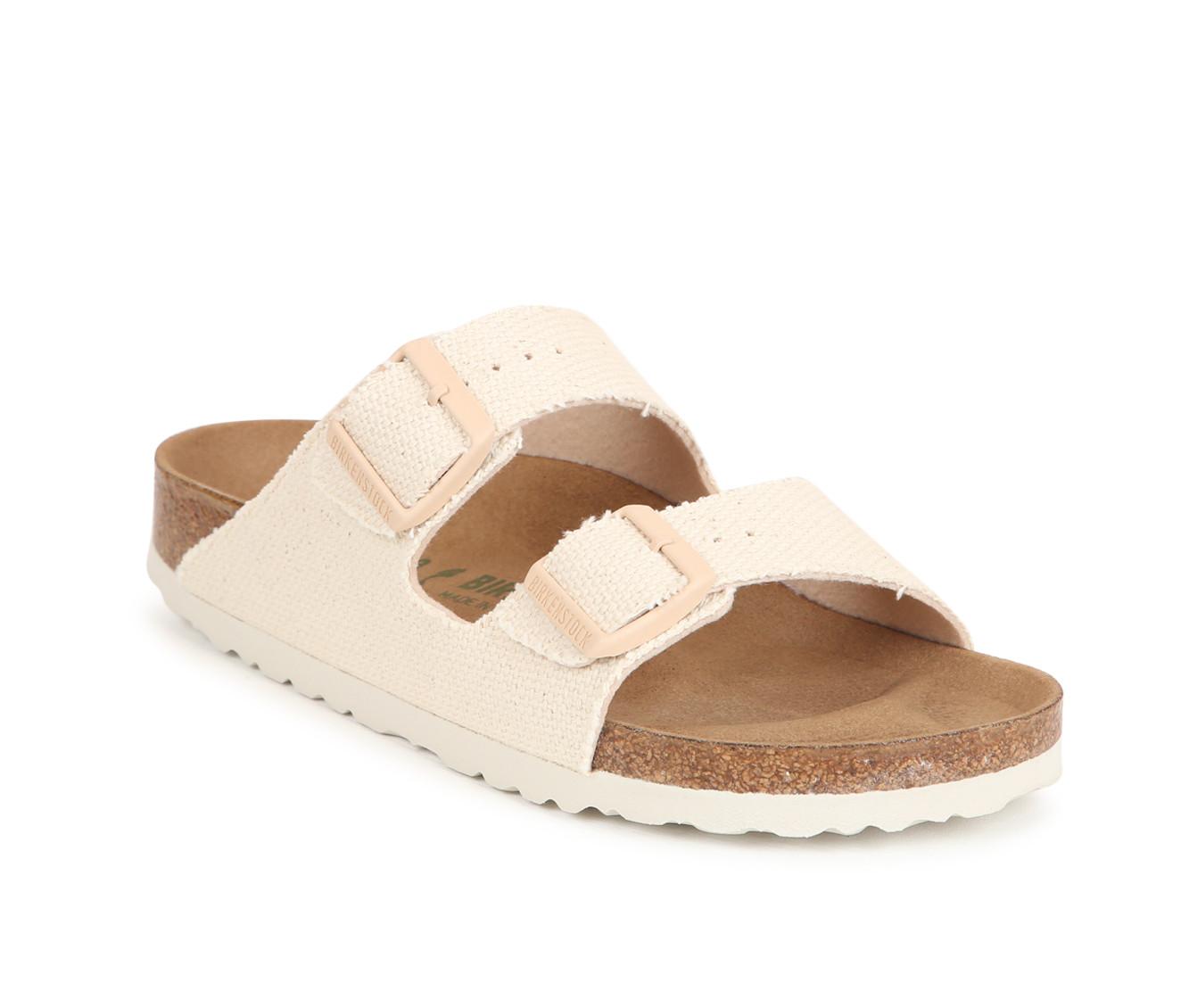 Women's Birkenstock Arizona Vegan Canvas Footbed Sandals