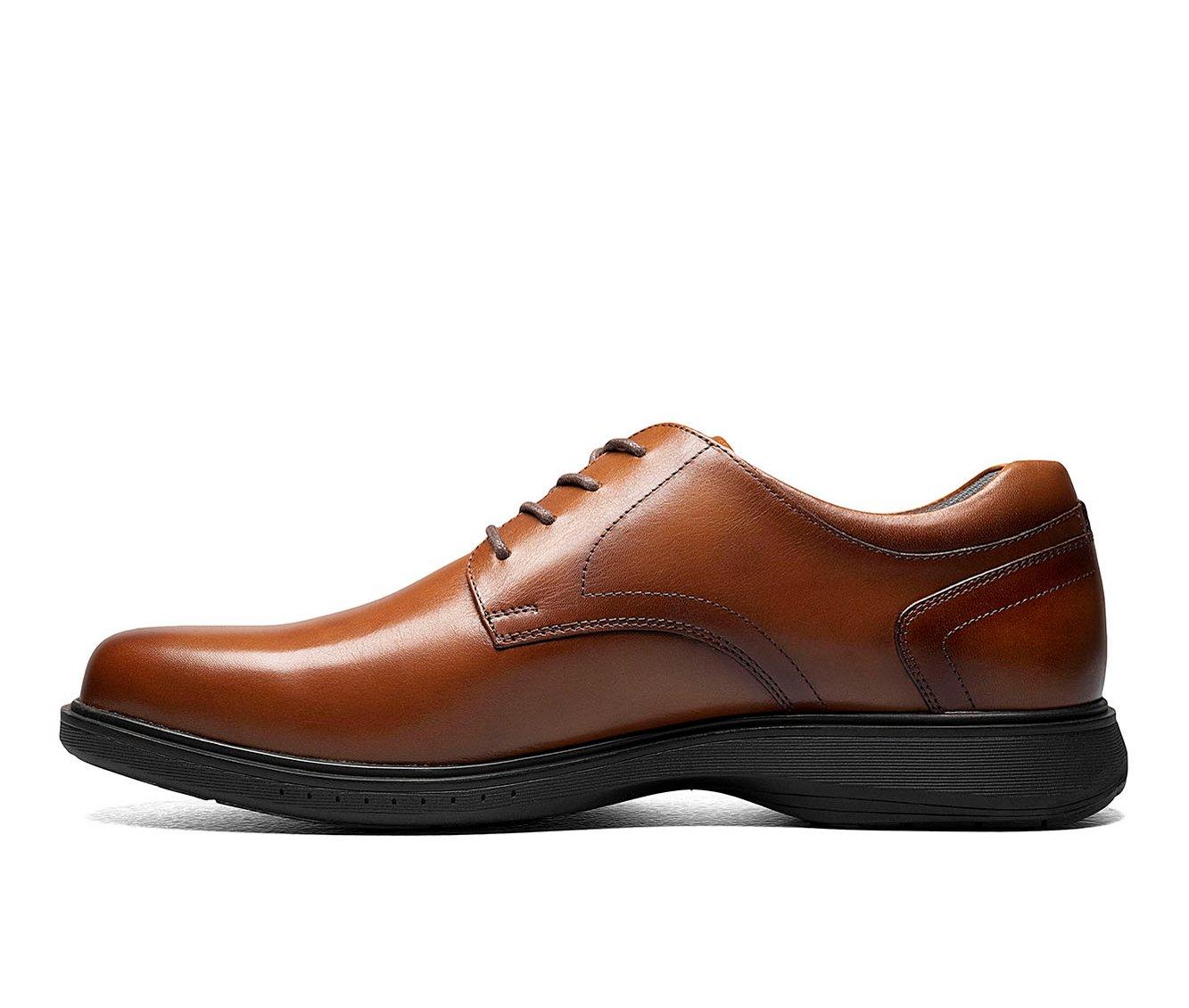 Men's Nunn Bush Kore Pro Plain Toe Slip-Resistant Oxfords | Shoe