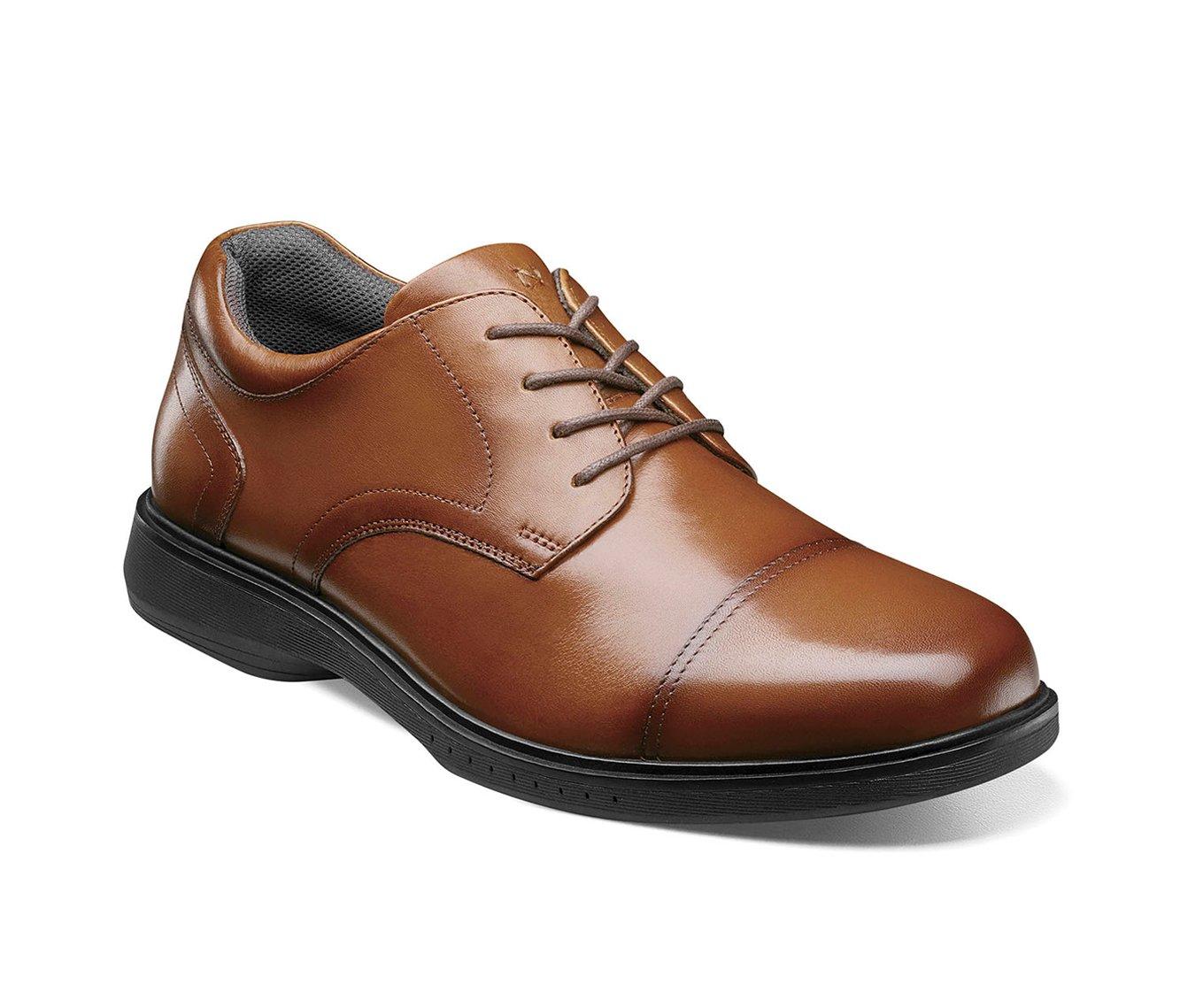 Men's Nunn Bush Kore Pro Cap Toe Slip-Resistant Oxfords