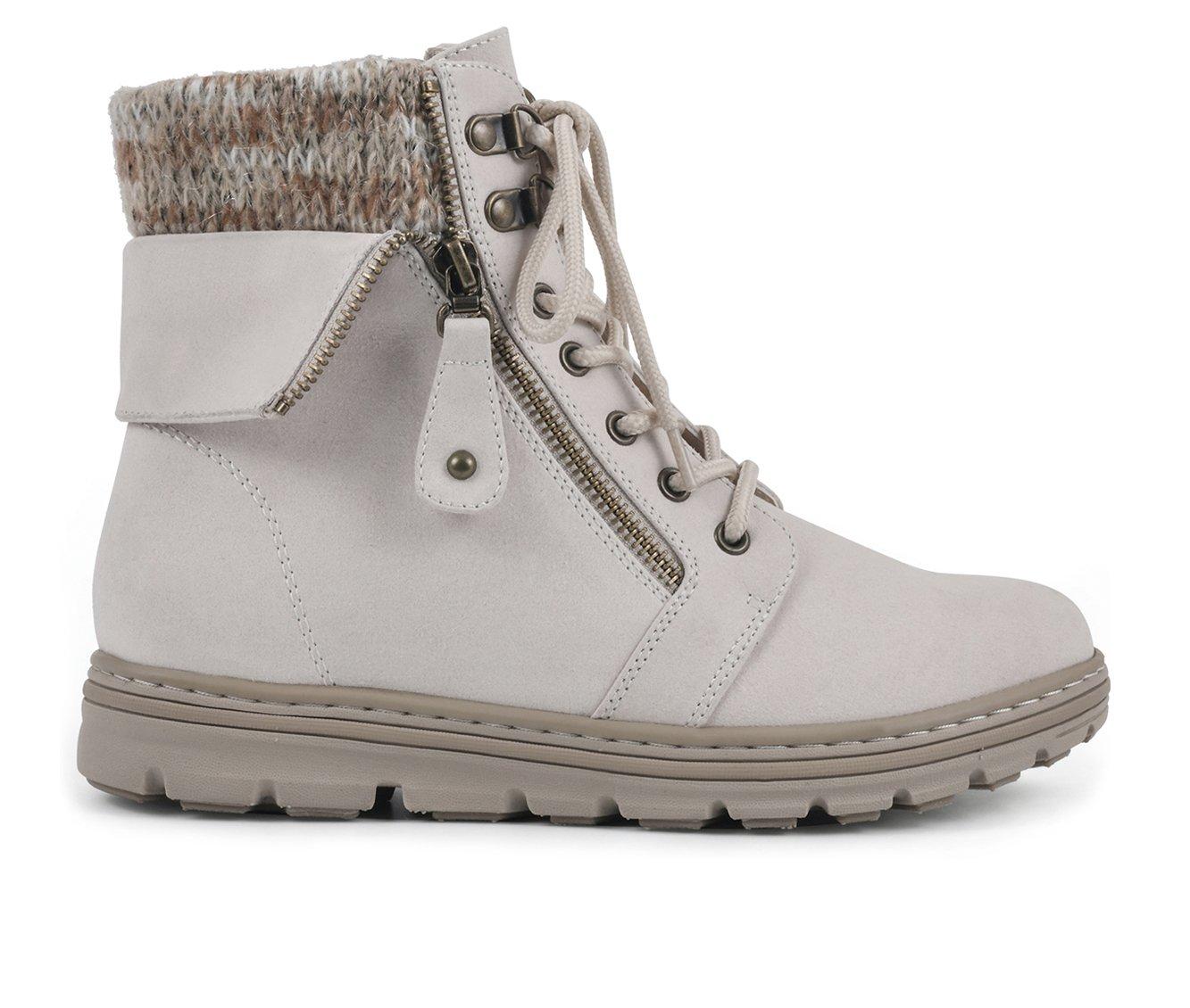 White mountain cheap grey boots