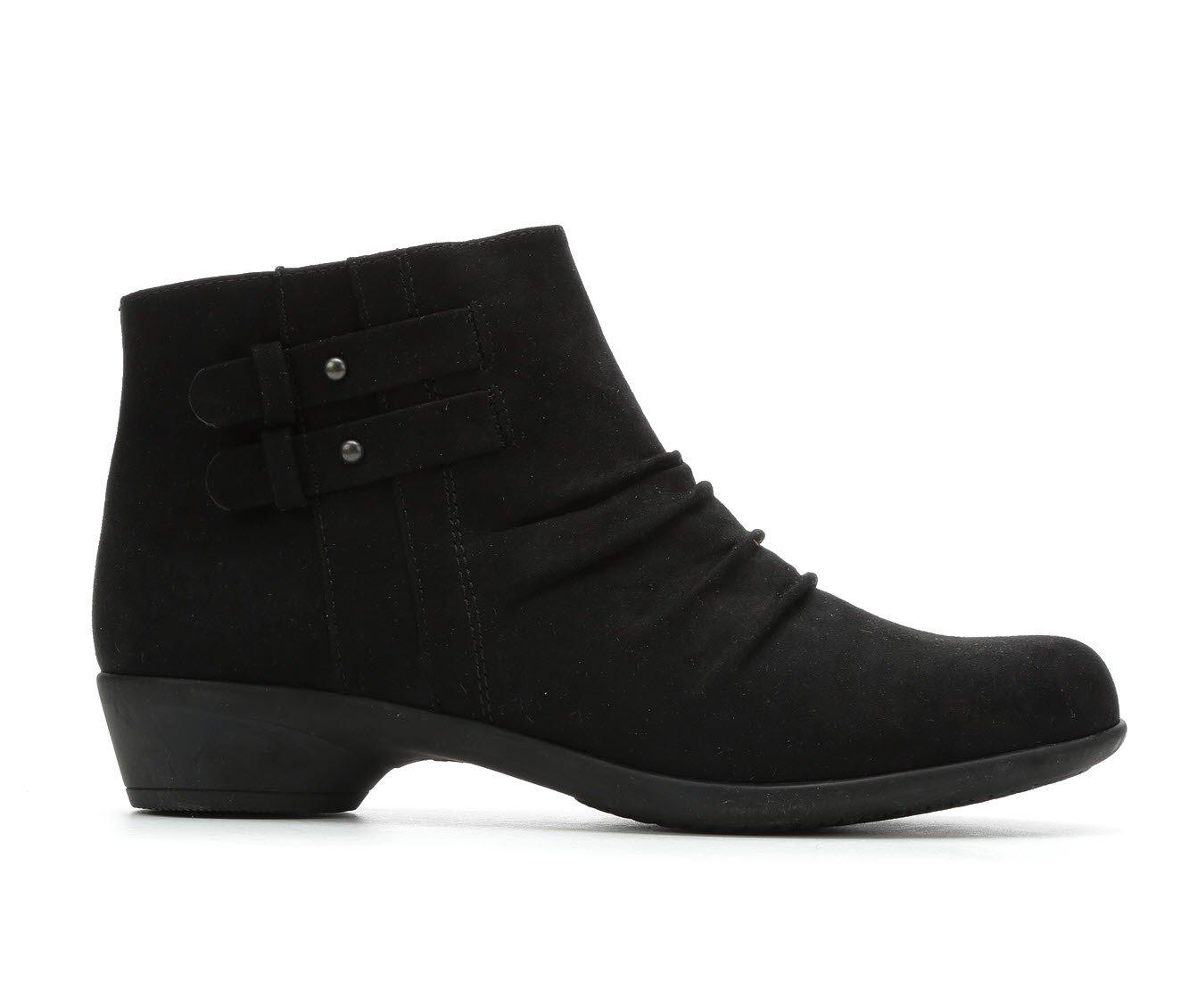 Ladies ruched ankle outlet boots