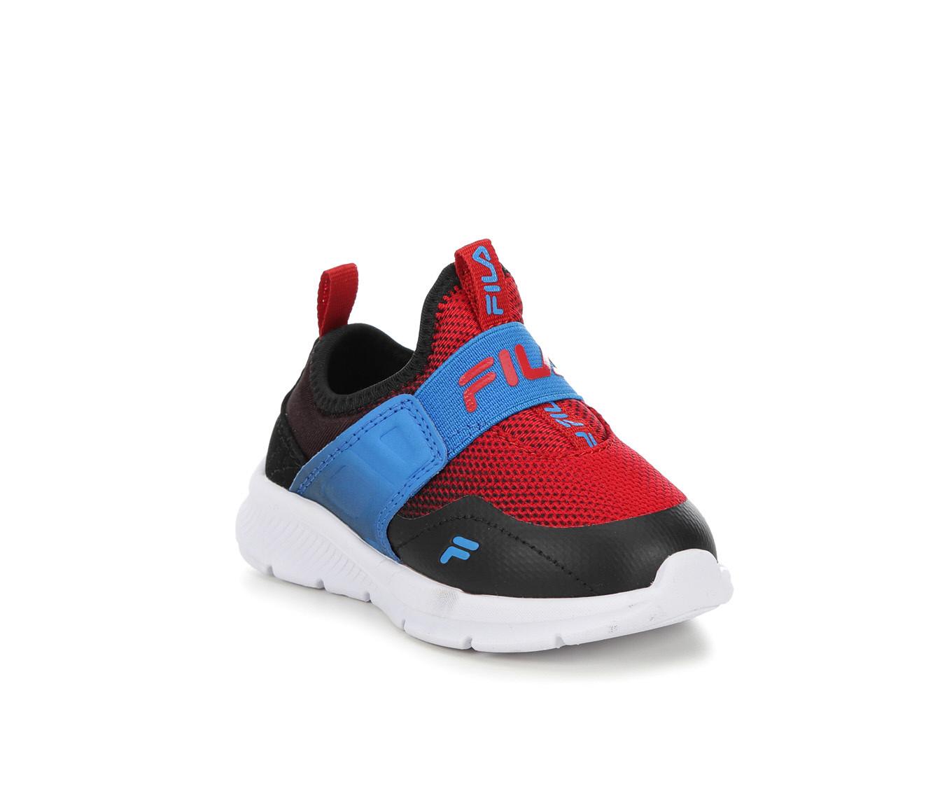 Boys' Fila Toddler Landbuzzer Marble Slip-On Running Shoes