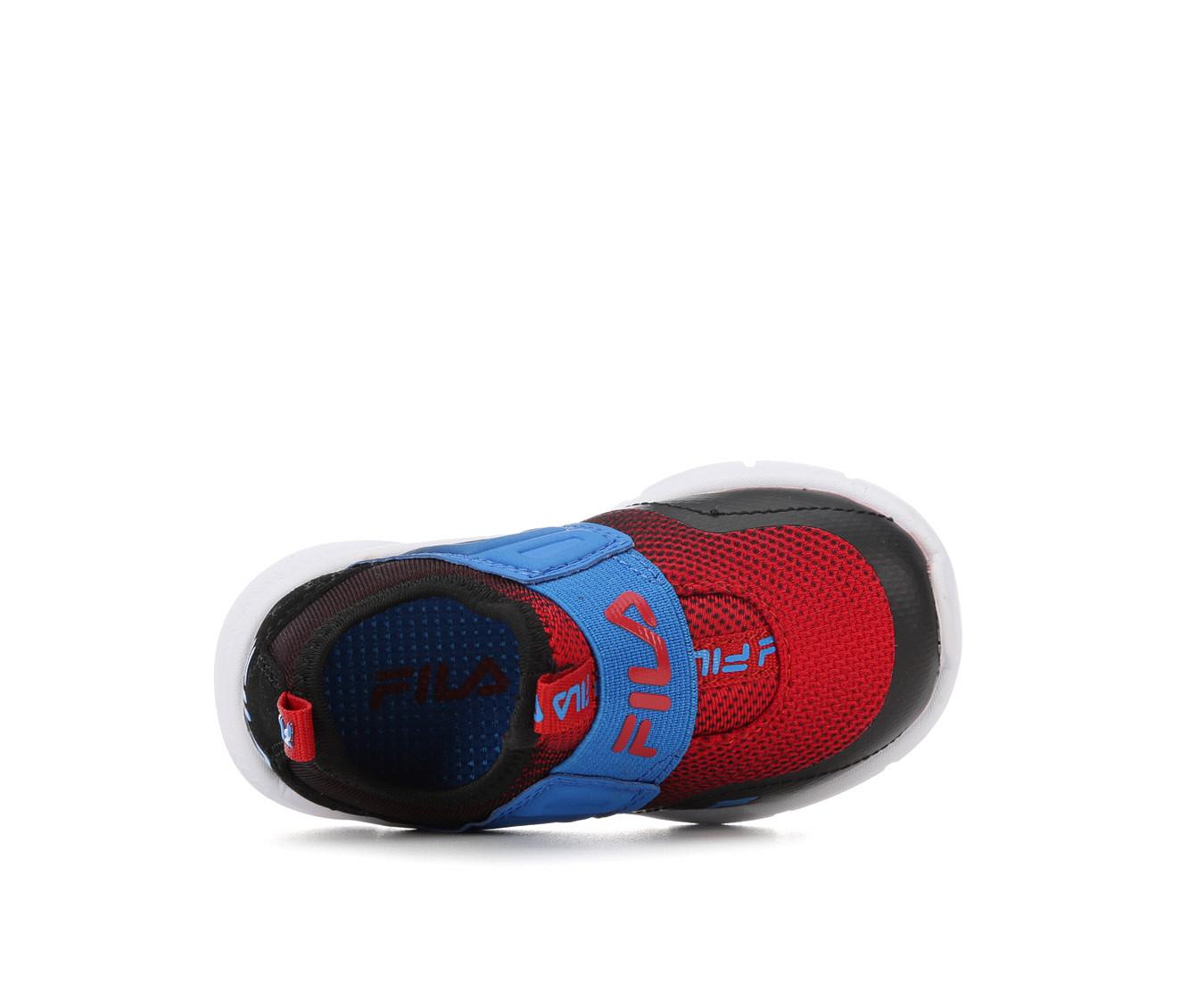 Boys' Fila Toddler Landbuzzer Marble Slip-On Running Shoes