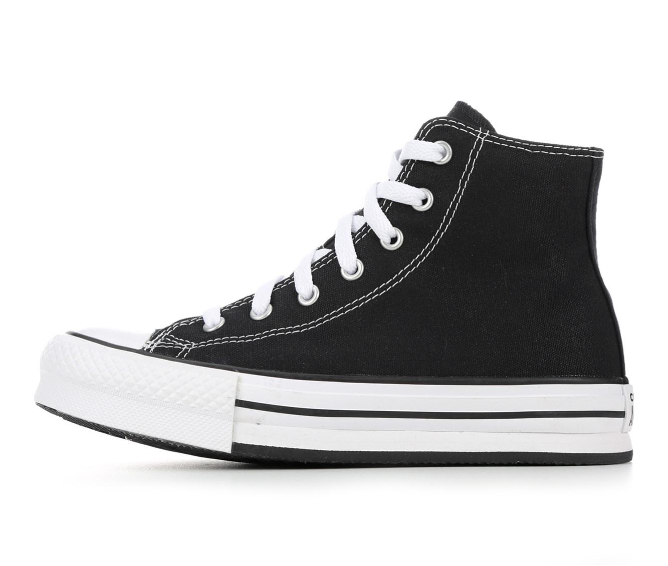 Girls converse cheap high tops black