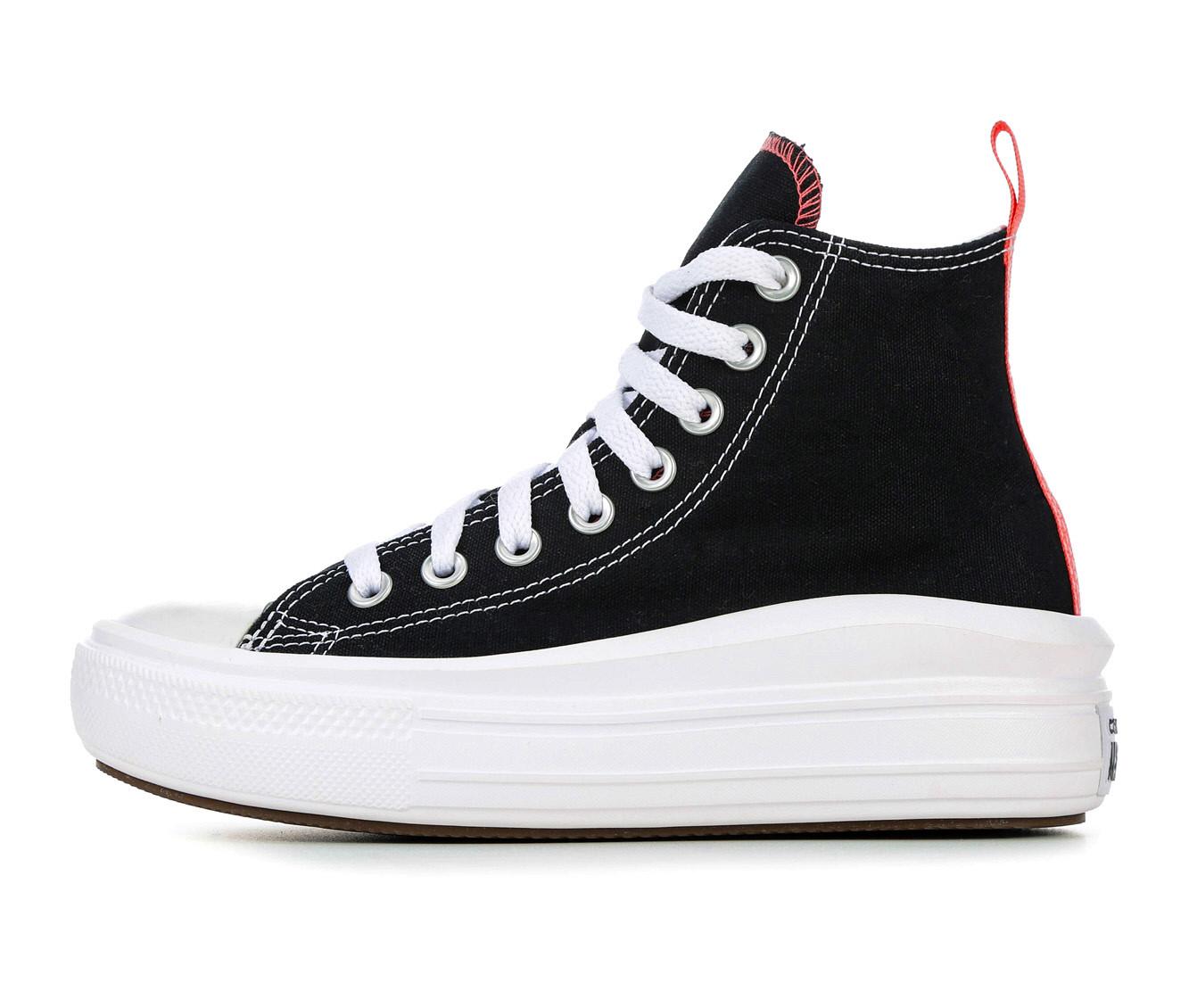 Converse Chuck Taylor All Star Move Hi Black Pink Salt Canvas