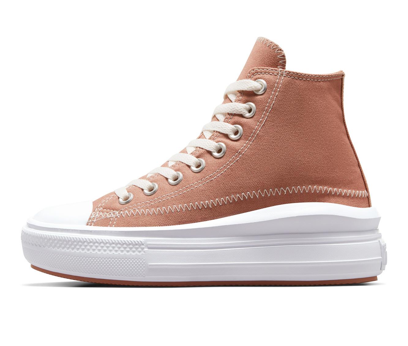 Converse Chuck Taylor All Star Lift platform sneakers in orange