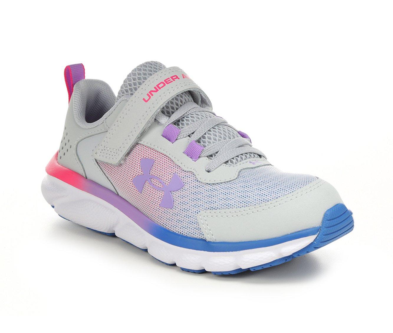 Girls' Under Armour Little Kid Assert 9 Wide Running Shoes