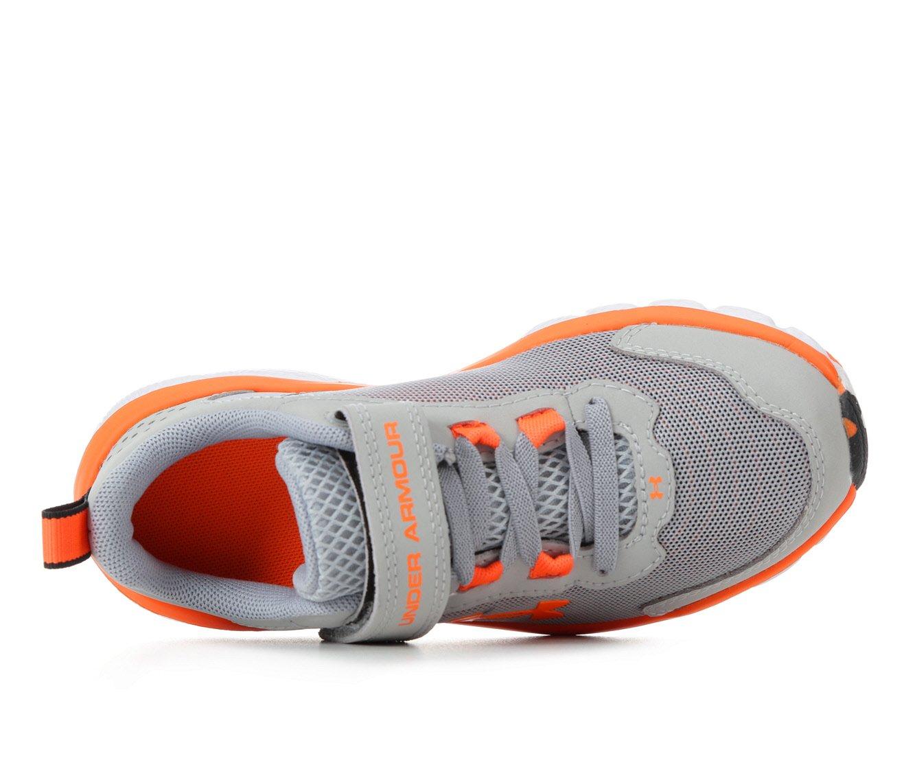 Boys orange under armour on sale shoes