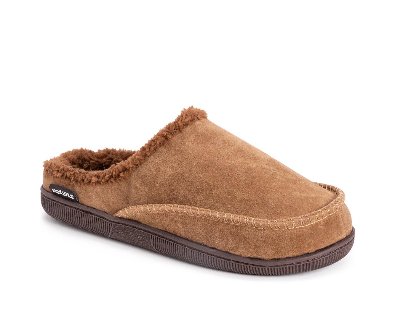 MUK LUKS Men's Faux Suede Clog Slippers