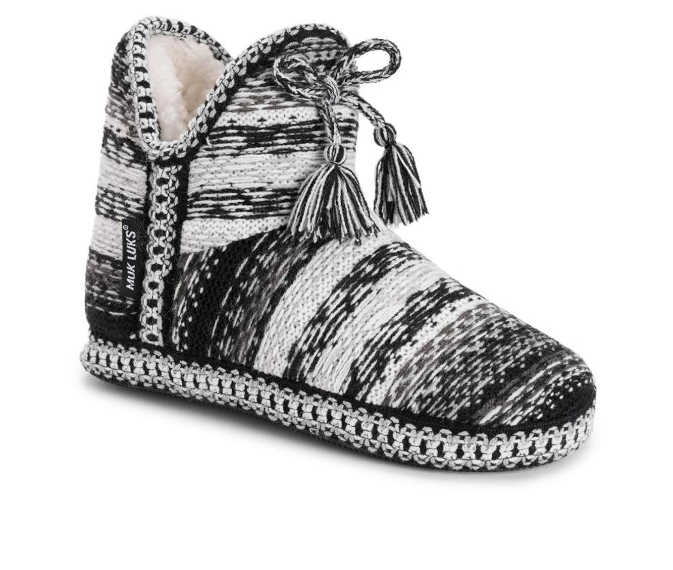 Muk luks amira knit bootie slippers outlet