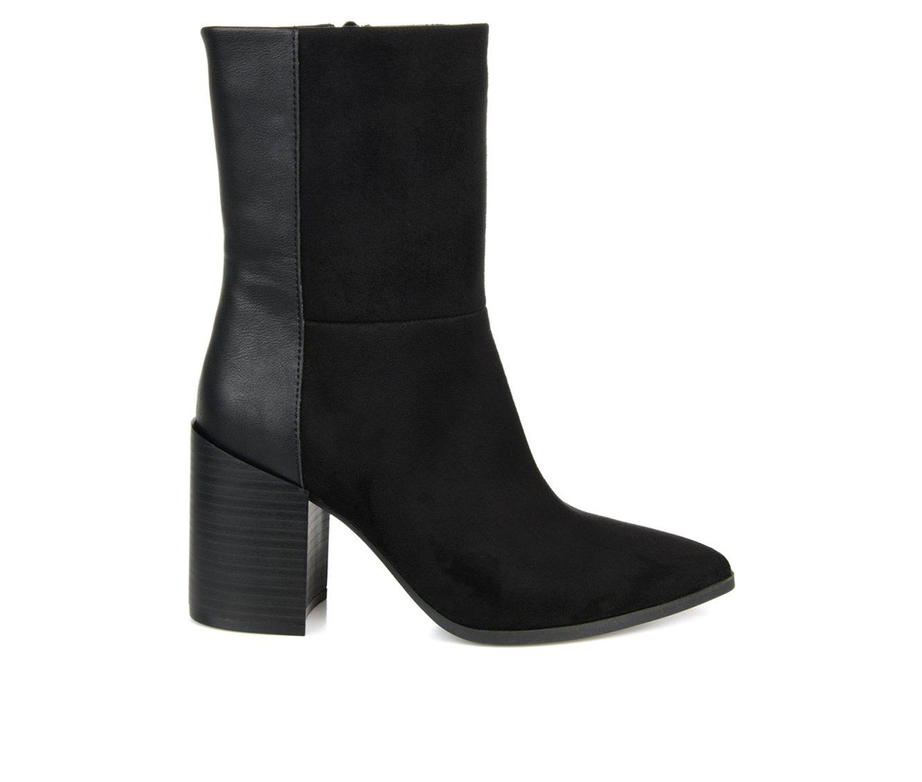 Women's Journee Collection Sharlie Block Heel Mid Calf Boots