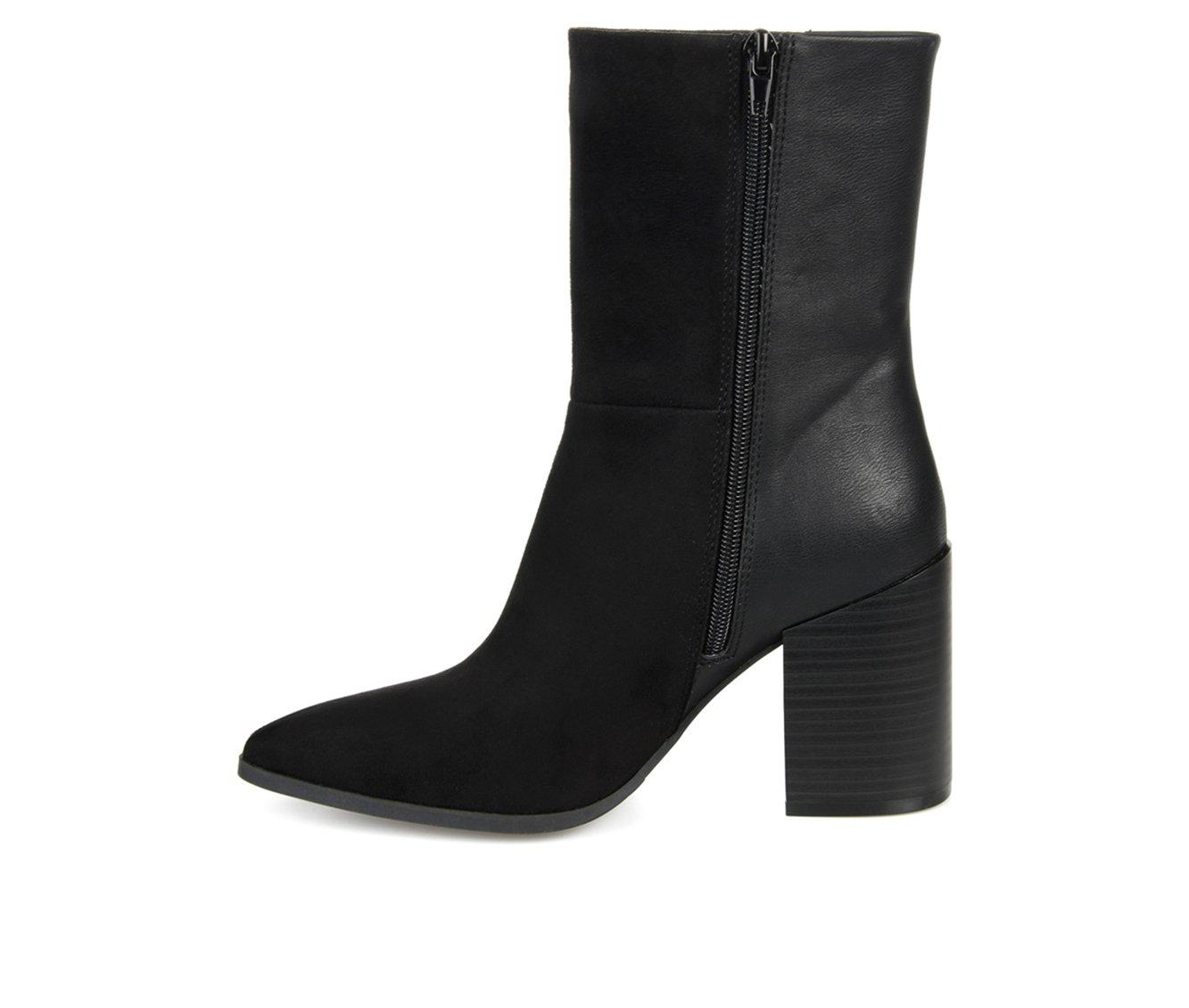 Women's Journee Collection Sharlie Block Heel Mid Calf Boots