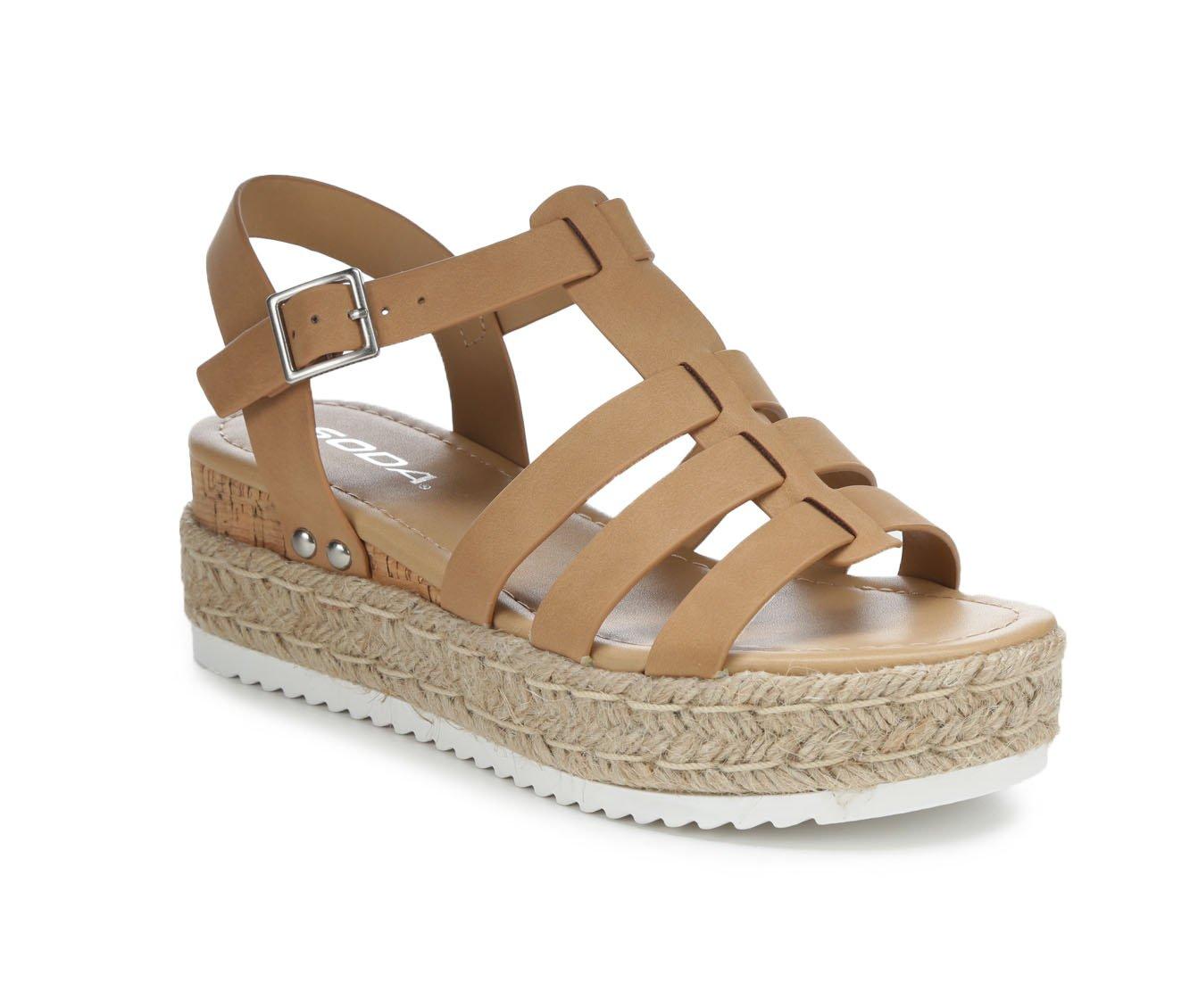 Women's Soda Trader Espadrille Wedge Sandals