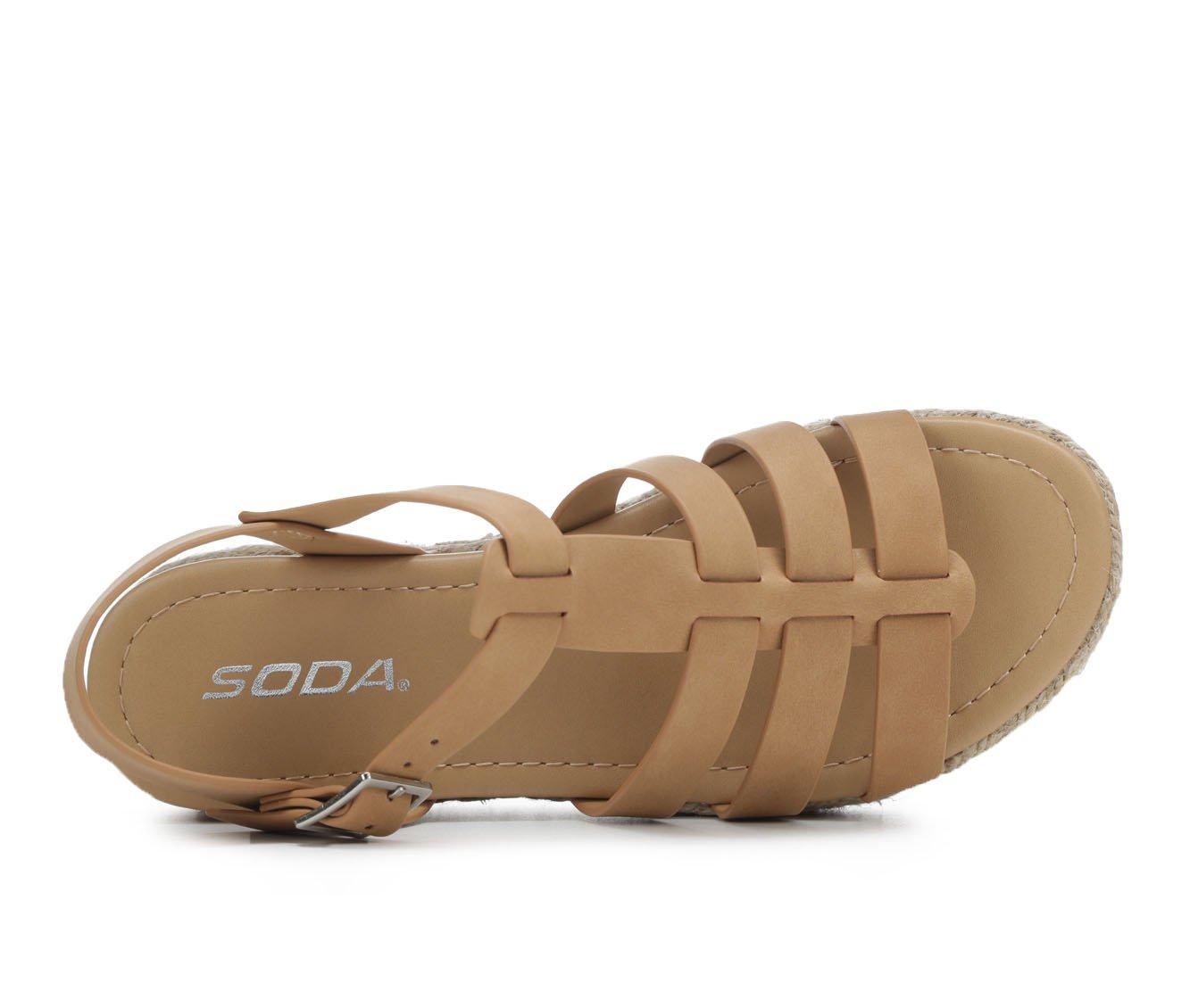 Women's Soda Trader Espadrille Wedge Sandals