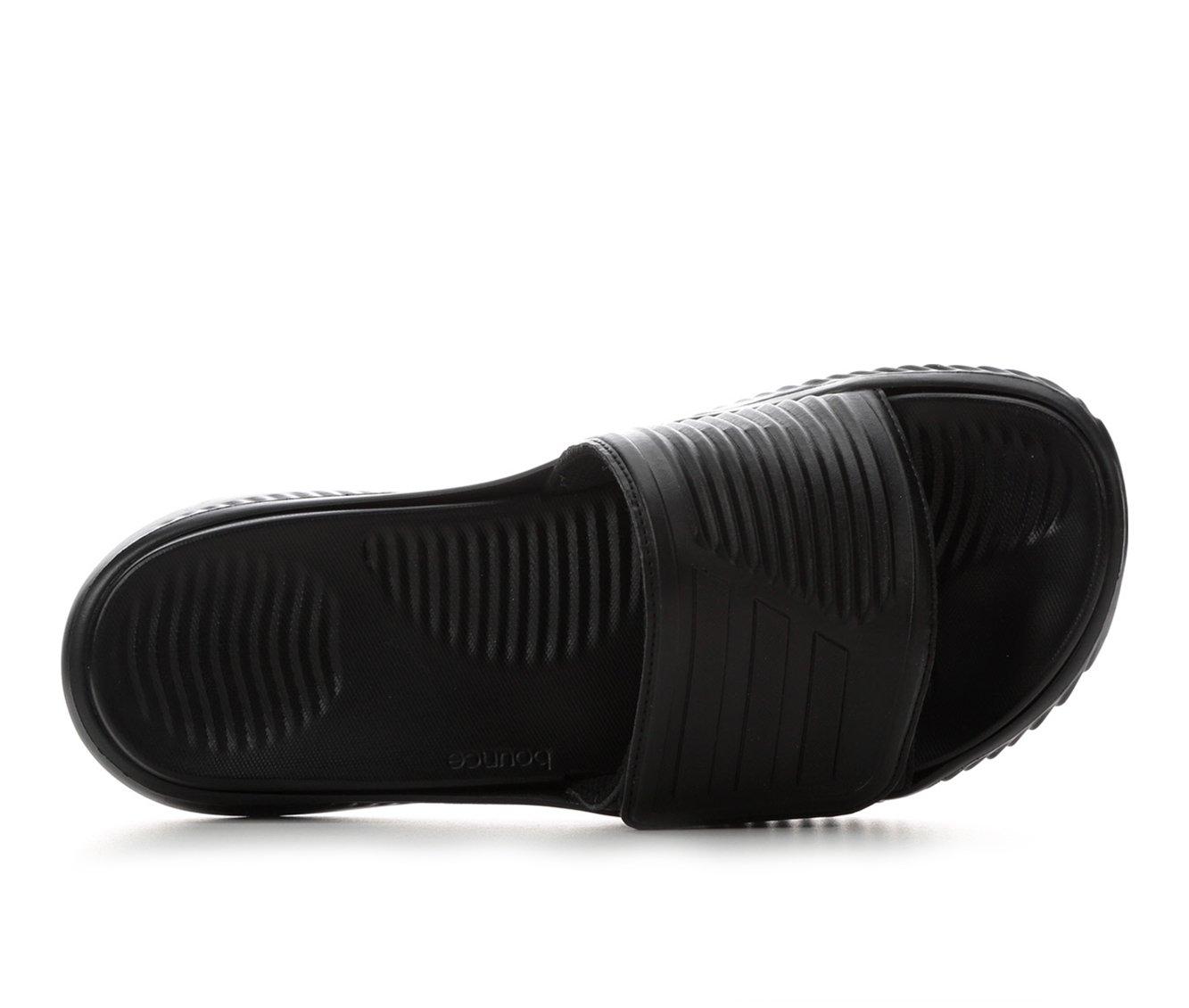 Adidas alphabounce best sale black slides