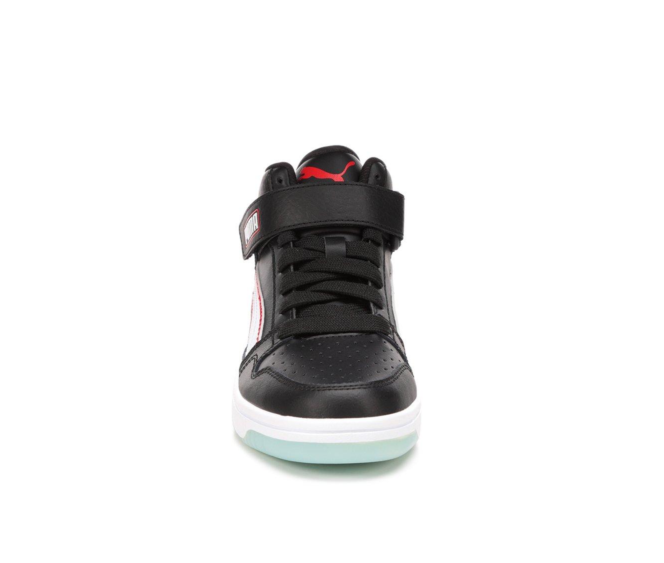 Boys' Puma Big Kid Rebound Strap Mid Sneakers