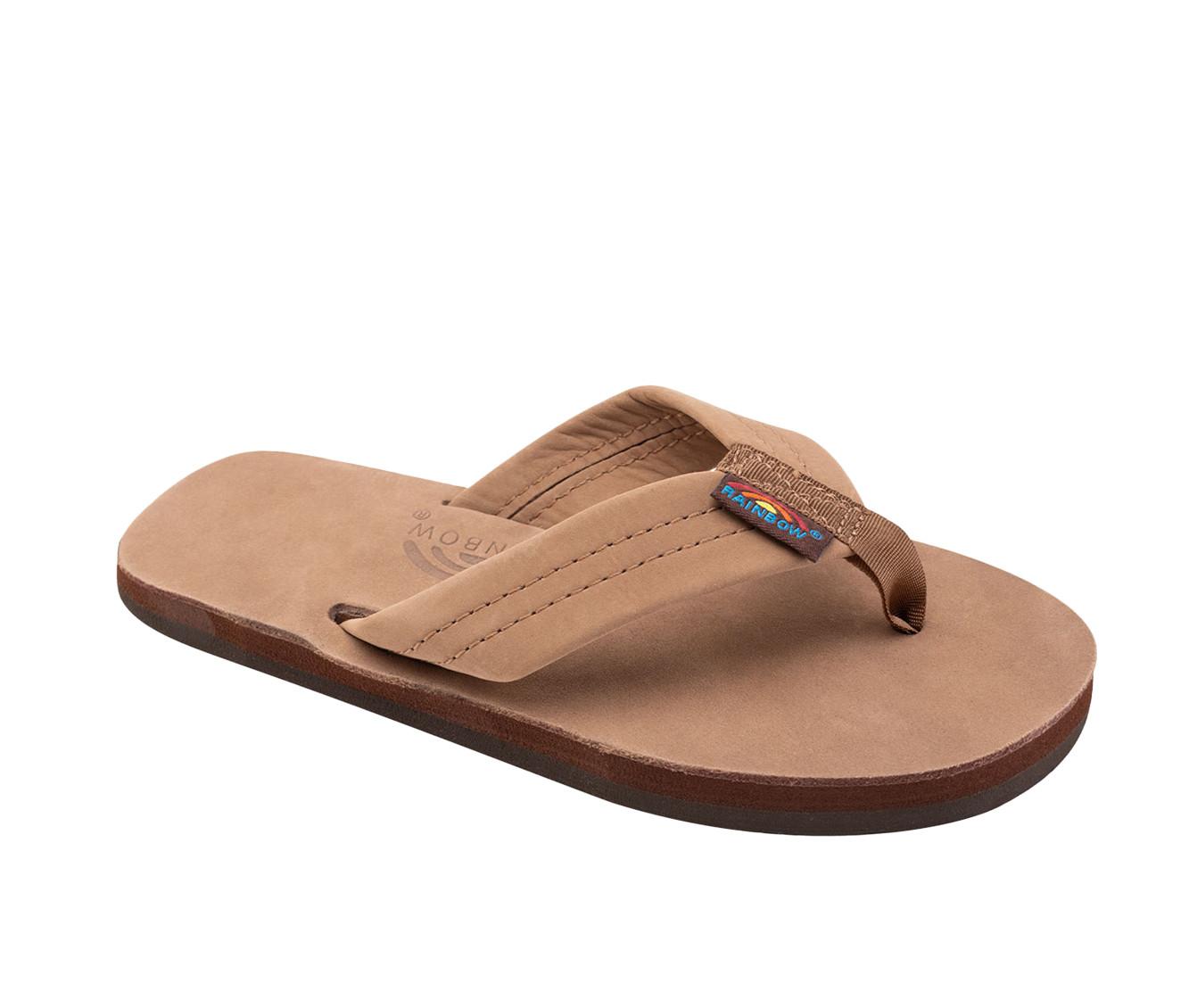 Boys' Rainbow Sandals Little Kid & Big Kid Leather Flip-Flops