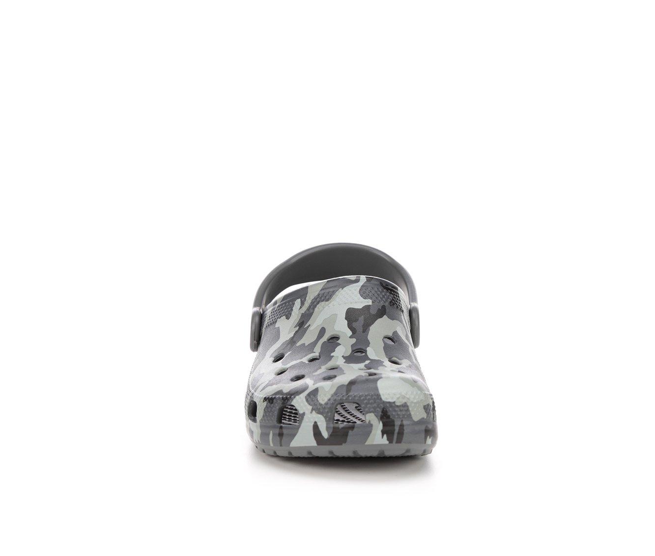 Crocs Kids Classic Camo Clog Black