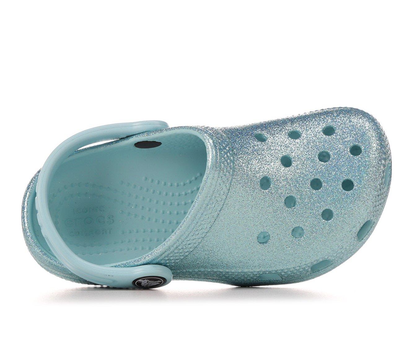 Teal crocs for online girls