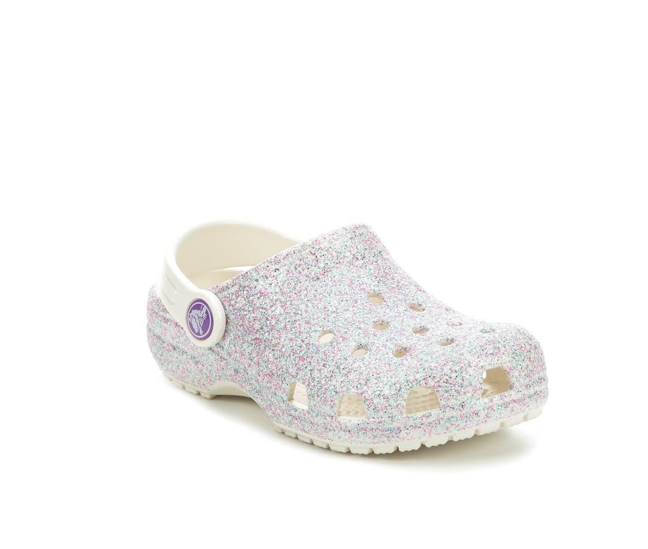 Girls' Crocs Little Kid & Big Kid Classic Glitter 2 Clogs