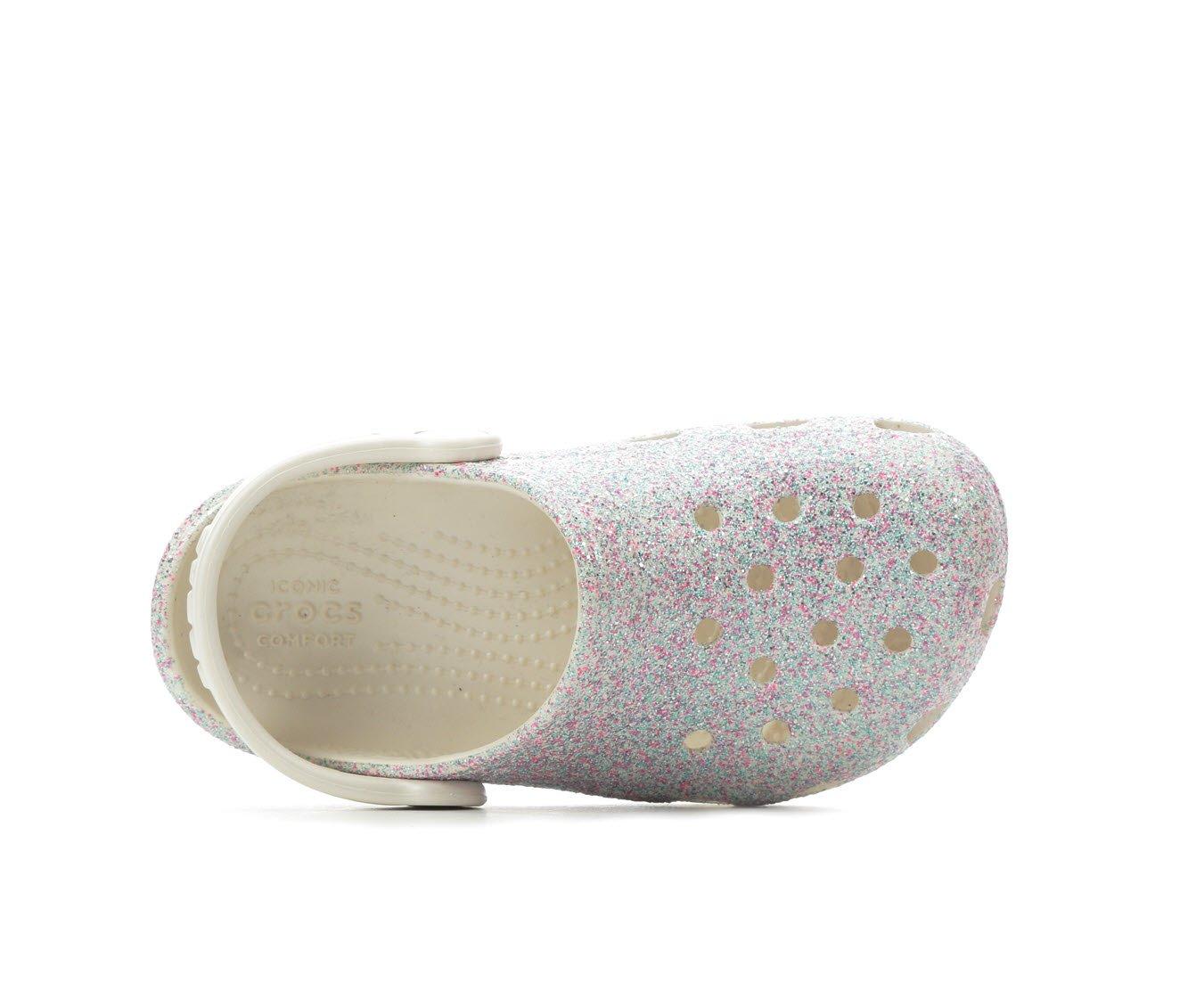 Girls' Crocs Little Kid & Big Kid Classic Glitter 2 Clogs