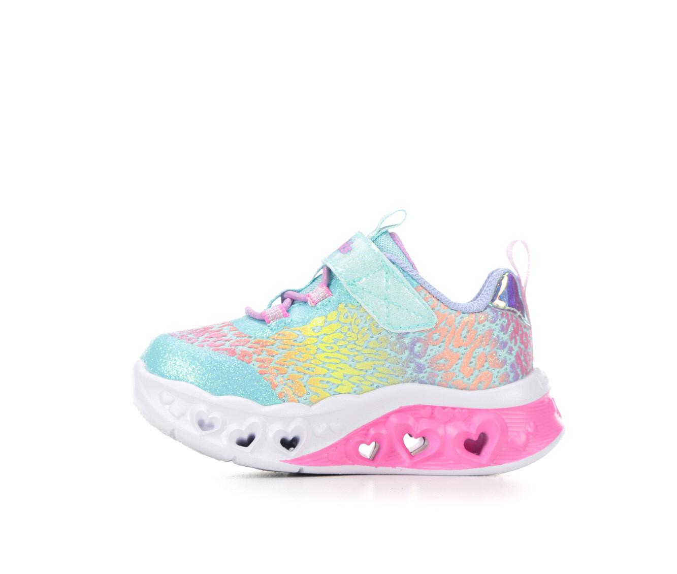 Girls Skechers Toddler Flutter Heart Lights Loves Light Up