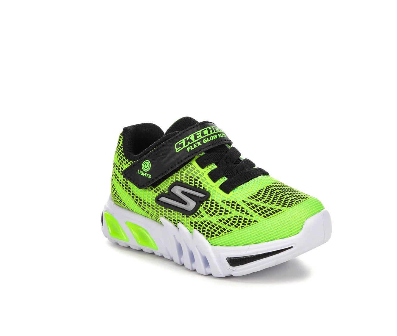 Skechers flex-glow parrox outlet boys' light up shoes