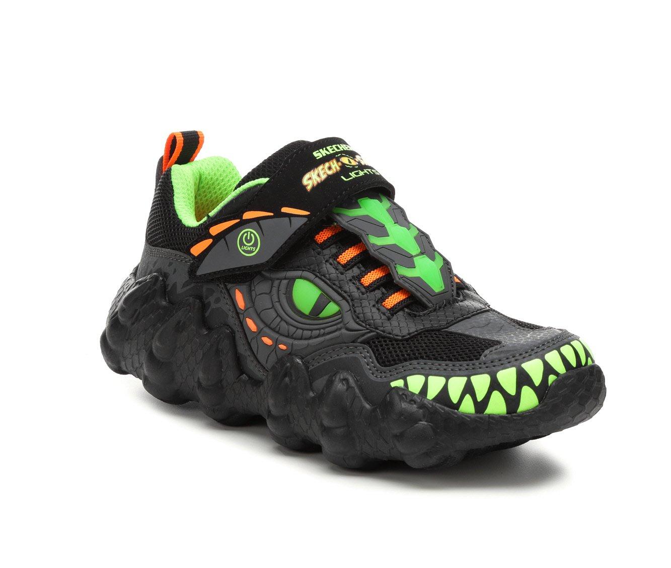 Boys\' Skechers Little Kid & Big Kid Skech-O-Saurus Dinosaur Light-Up  Sneakers | Shoe Carnival