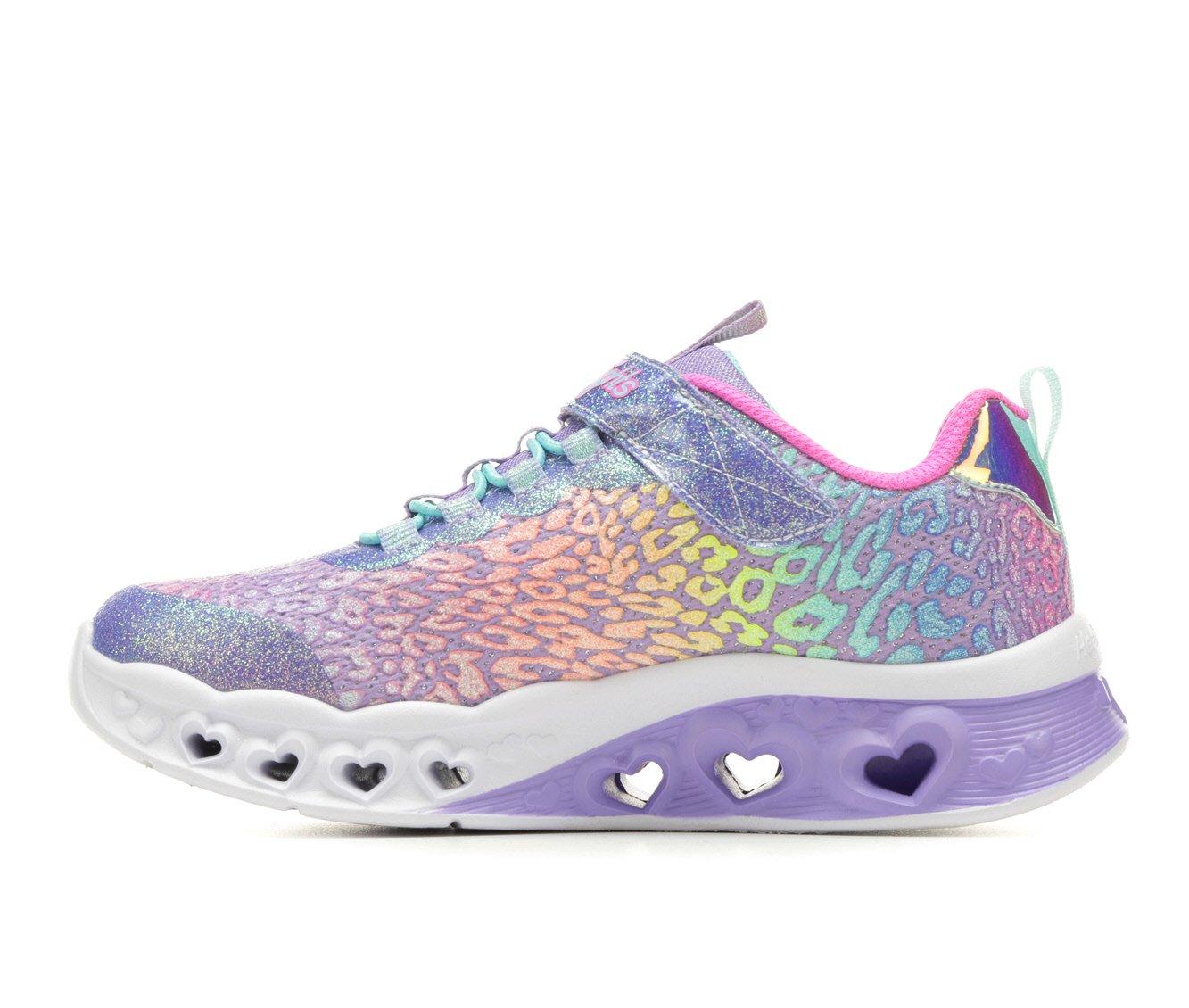 Girls' Skechers Little Kid & Big Kid Flutter Heart Lights Loves Light-Up Sneakers