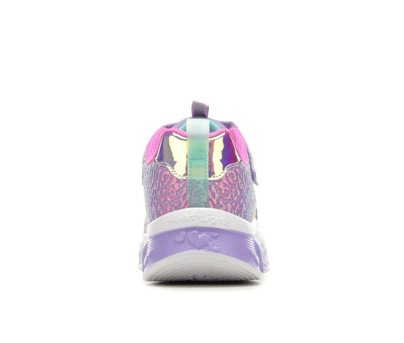 Girls' Skechers Little Kid & Big Kid Flutter Heart Lights Loves Light-Up Sneakers