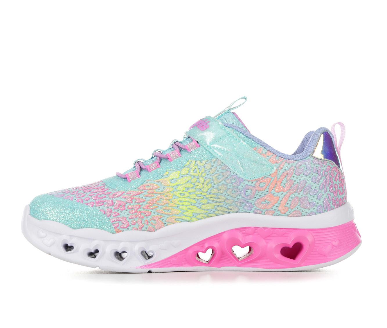 Girls' Skechers Little Kid & Big Kid Flutter Heart Lights Loves Light-Up Sneakers