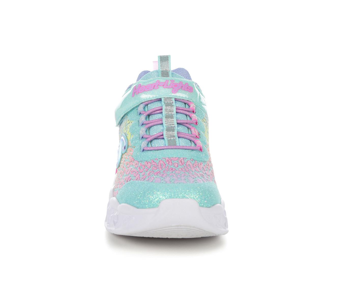 Girls' Skechers Little Kid & Big Kid Flutter Heart Lights Loves Light-Up Sneakers