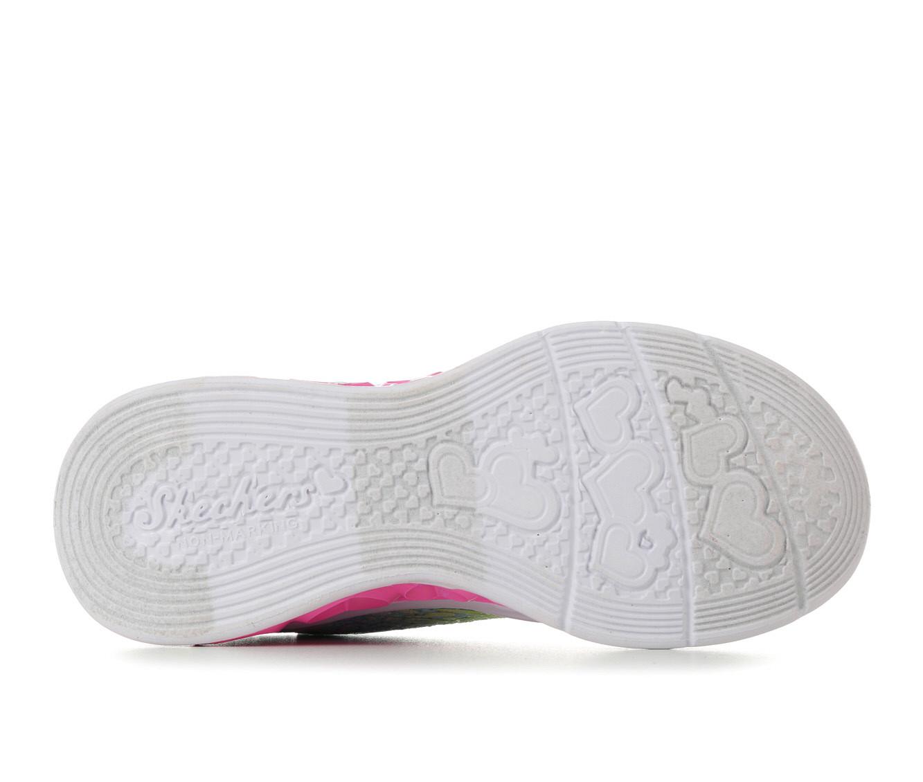 Girls' Skechers Little Kid & Big Kid Flutter Heart Lights Loves Light-Up Sneakers