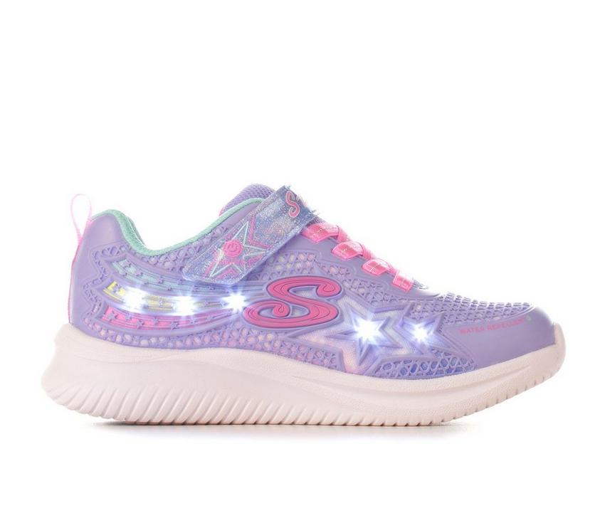 Girls' Skechers Little Kid & Big Kid Jumpsters Wishful Star Light-Up Sneakers