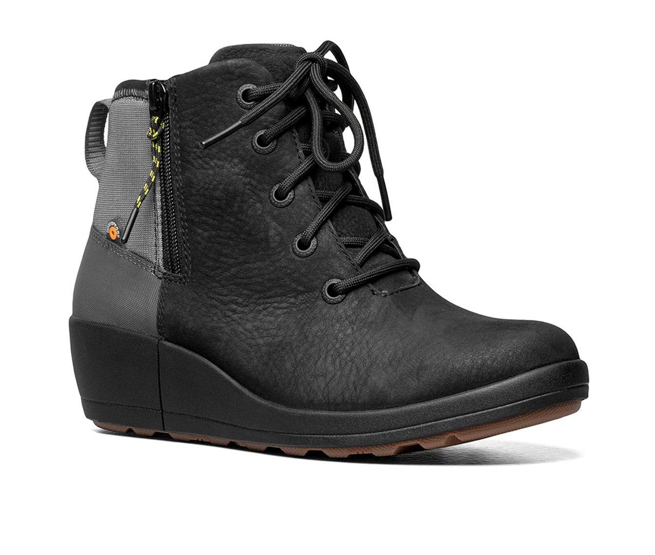 Women's Bogs Footwear Vista Rugged Lace-Up Rain Booties