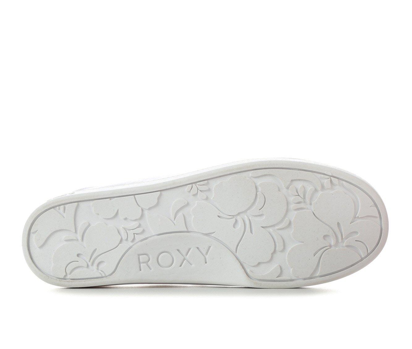 Womens Roxy Bayshore Plus Slip On Casual Shoe - White