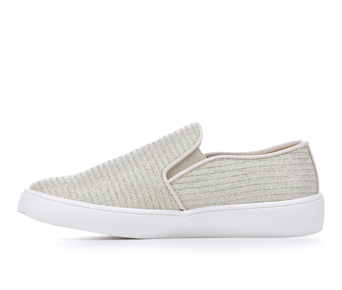 Michael kors slip on hot sale silver