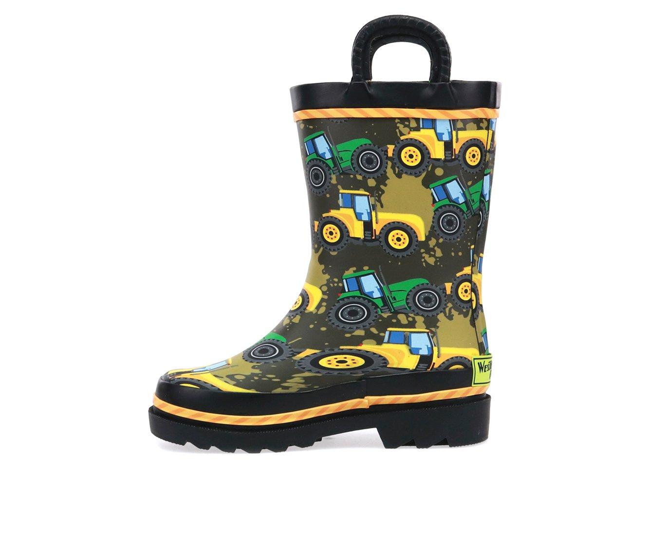 Boys' Western Chief Little Kid & Big Kid Tractor Tough Rain Boots