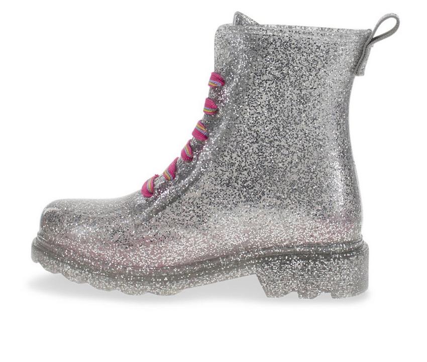 Girls' Western Chief Toddler Combat Glitter Rain Boots
