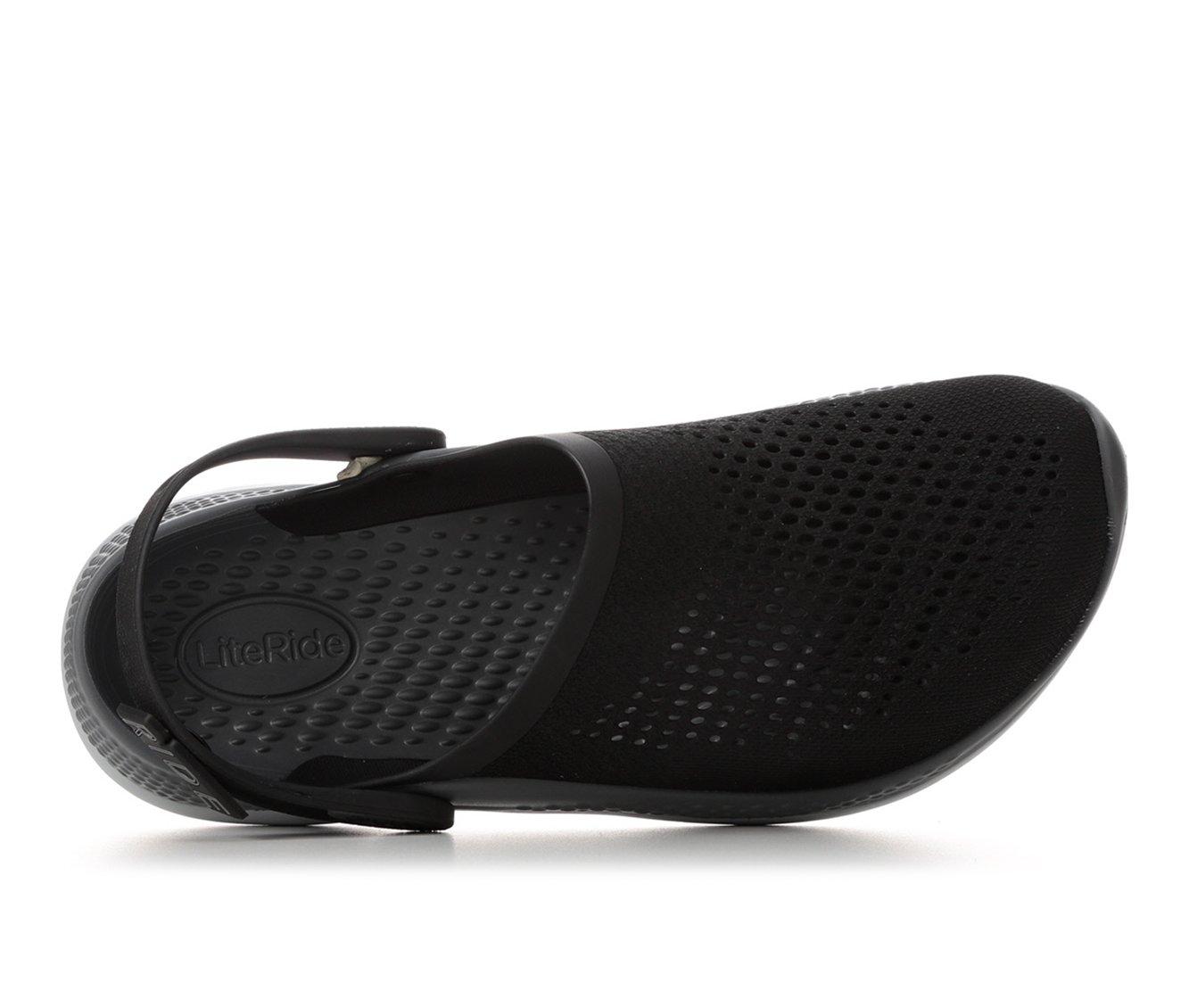 Crocs Literide 360 Clogs - Black & Slate Grey