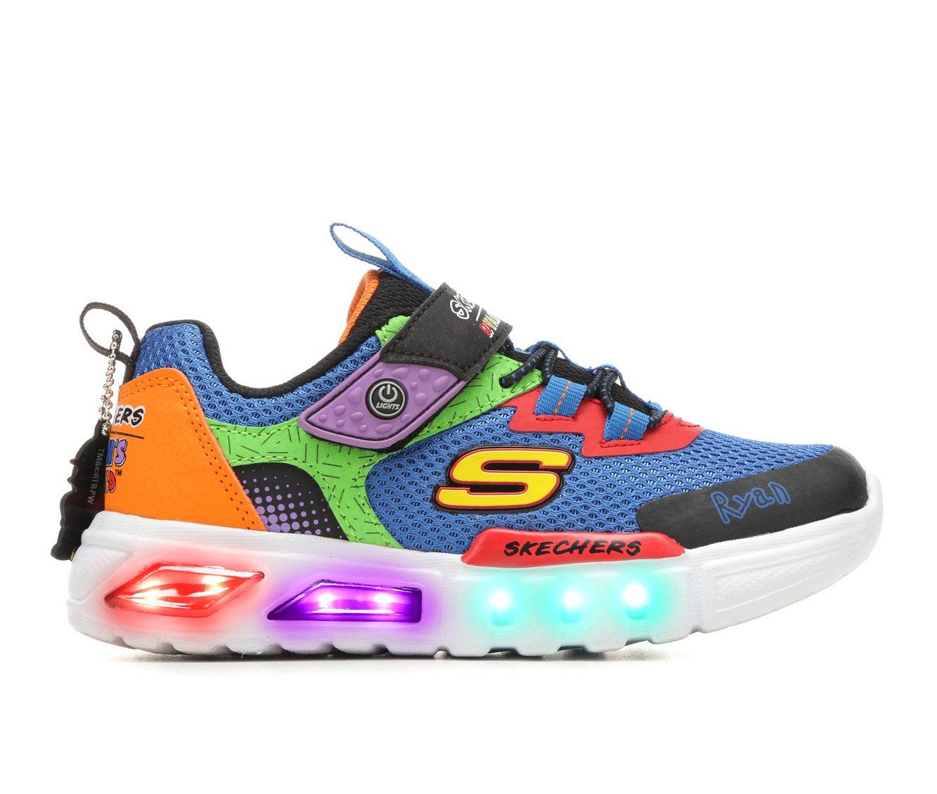 Skechers boys light store up sneakers