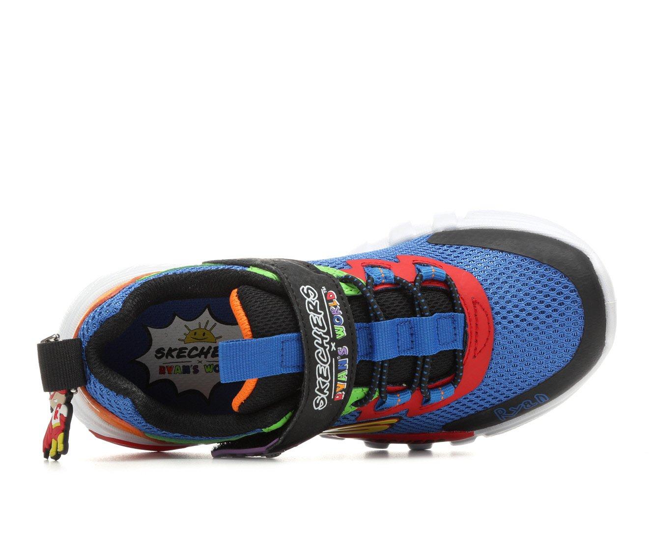 Boys' Skechers Little Kid & Big Kid Ryan's World Flex Glow Light-Up Sneakers