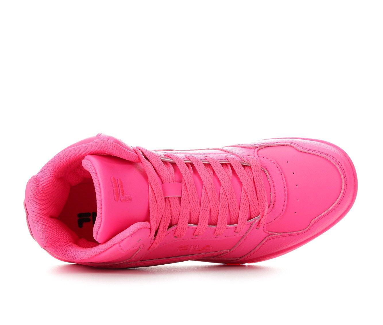 Pink high top clearance filas