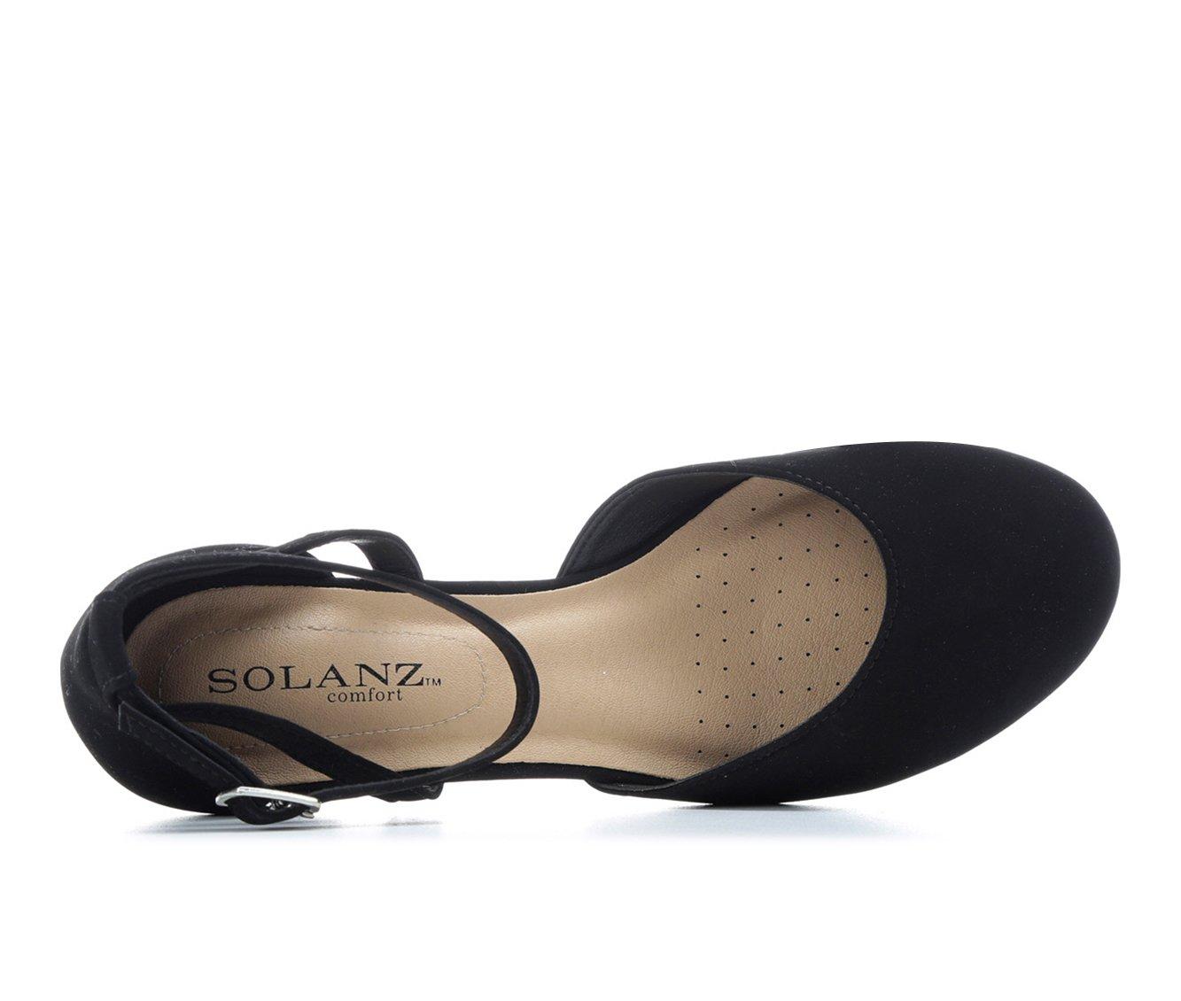 Womens SOLANZ Pewter metallic Flats Ballet Shoes Size 11M Cameron