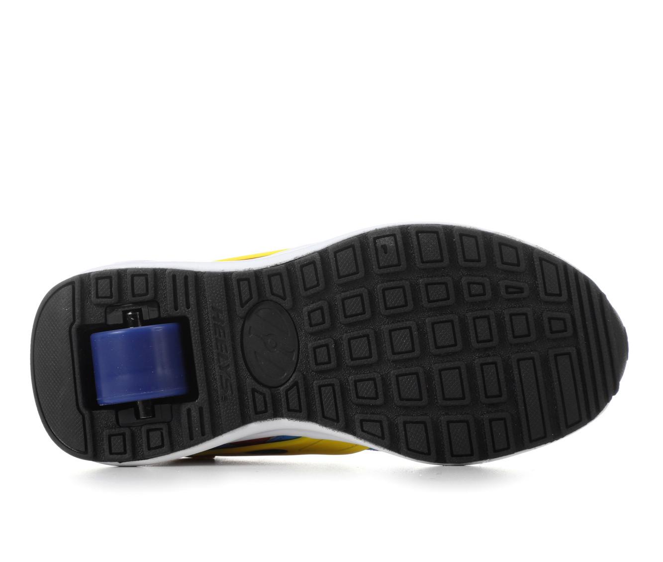 Sepatu Roda Heelys Boys Hot Wheels Shroud – Roda yang Dapat Dilepas, Bantalan ABEC 5, Bagian Atas PU Sintetis, Ukuran Anak/Dewasa