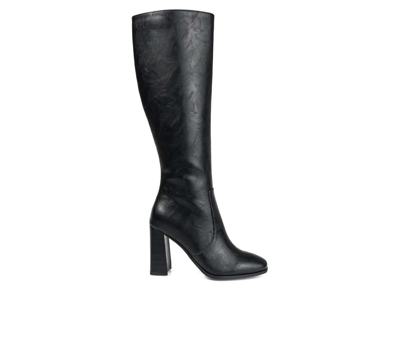 Journee Collection Mariana Black Patent Women's Over The Knee Boots Size 7