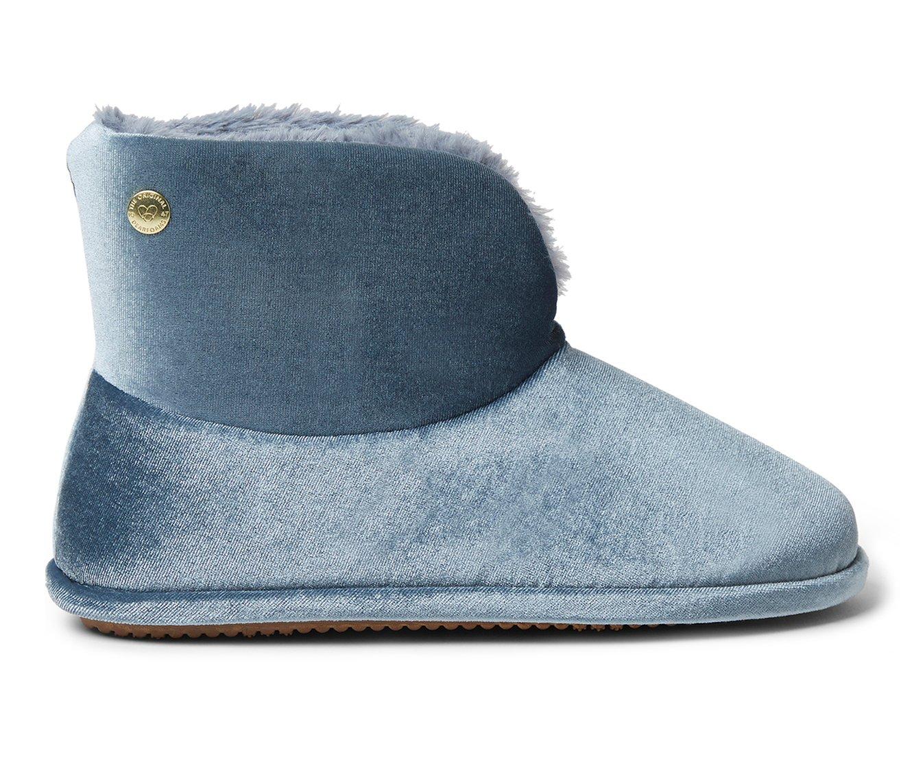 Dearfoam velour hotsell bootie slippers