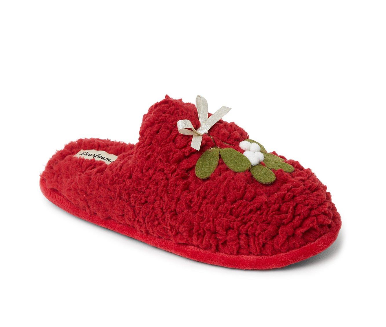 Dearfoams Shay Holiday Scuff Slippers