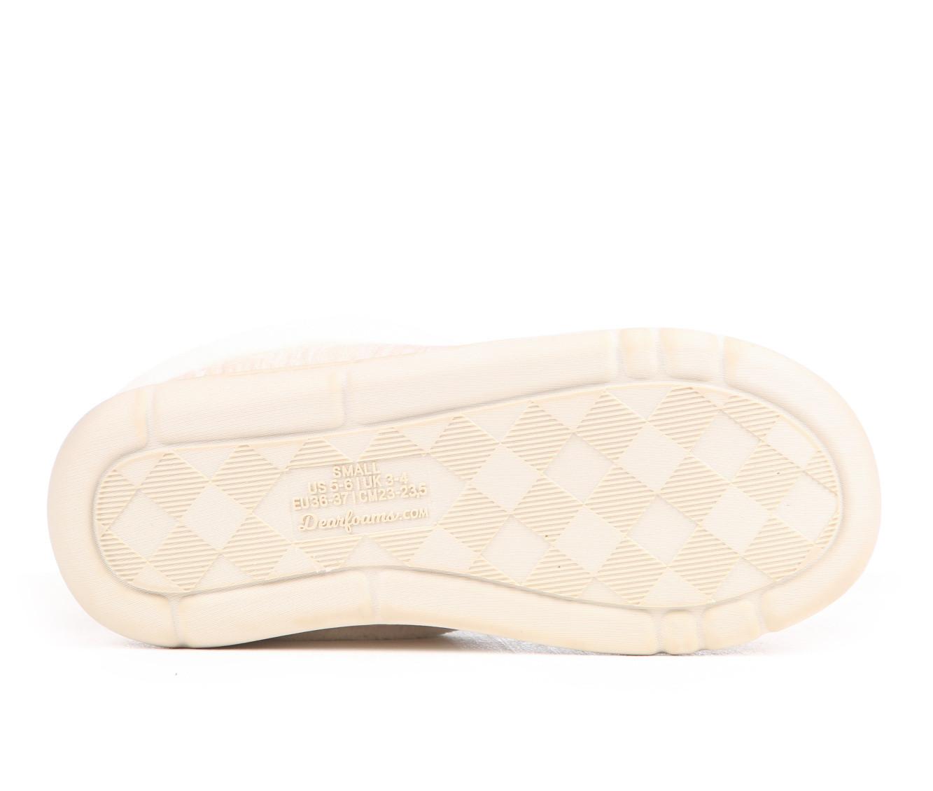 Dearfoams Olive Sweatshirt Clog Slippers