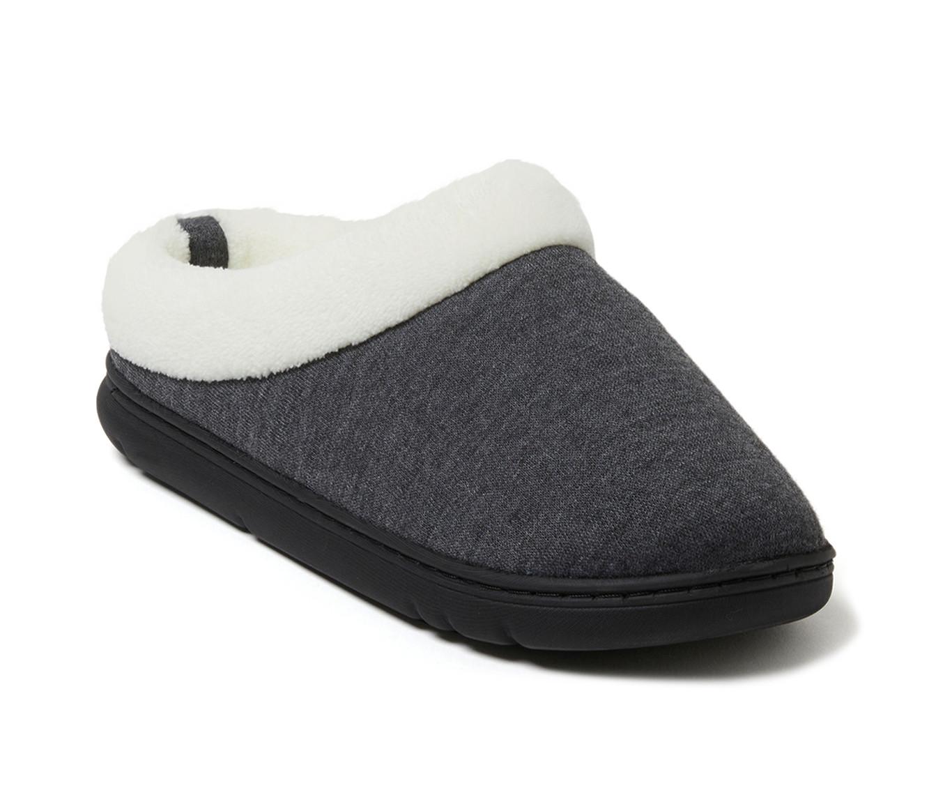 Dearfoams Olive Sweatshirt Clog Slippers